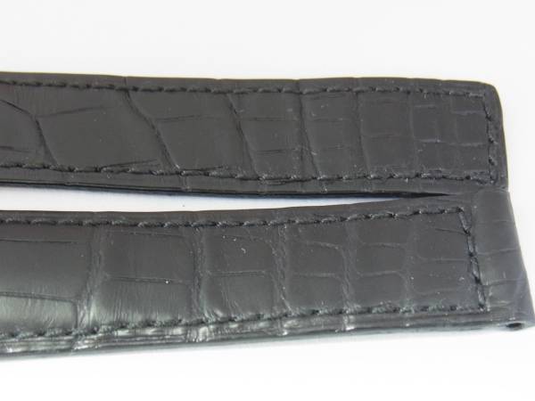 TAGHEUERタグホイヤーMonzaモンツァ純正専用ベルト黒クロコ_3