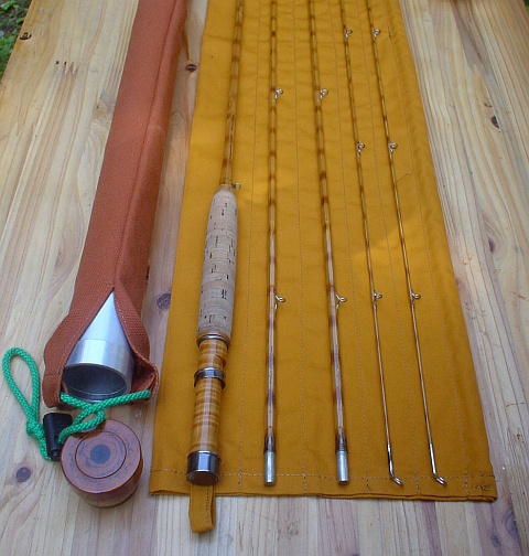 バンブーロッド　7’3”＃３　2pc2tip　中古品 宮崎ロッド・7' #3 バンブーロッド（プロトタイプ）(フライロッド