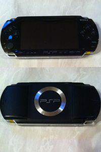 SONY☆PSP 1000 ブラック☆中古 ケース モンハン 充電機付 多数_1