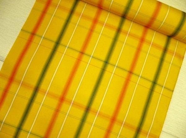 ♪【♪米沢黄八丈アンサンブル反物☆未仕立】♪