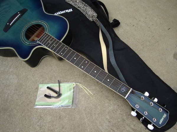 中古美品 MORRIS/モーリス エレアコ MR401 SBU おまけ付き(モーリス 