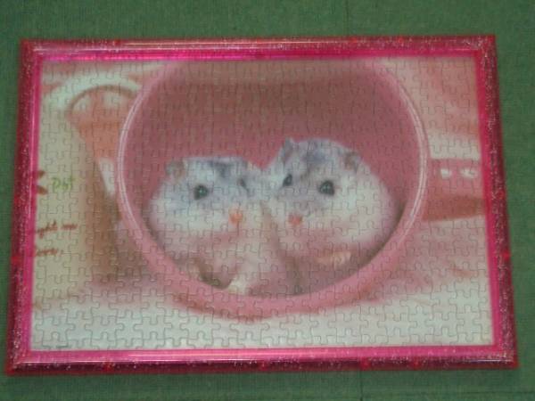 ★ジグソーパズル額付　ハムスター　USED_1