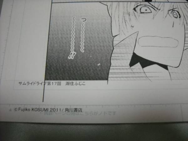 非売品 月刊asuka サムライドライブ 湖住ふじこ 複製原画 コミック アニメグッズ 売買されたオークション情報 Yahooの商品情報をアーカイブ公開 オークファン Aucfan Com