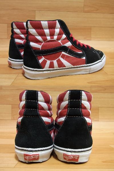 VANS×HOSOI 1st SK8-Hi US10□バンズホソイゴンザレス日章旗(28.0cm