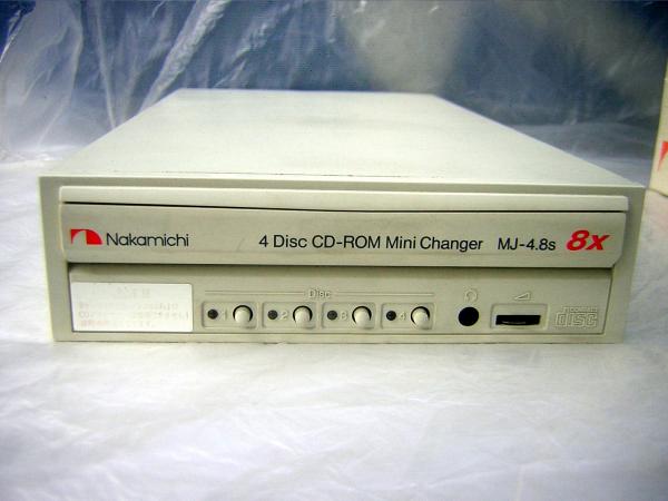 p◇ナカミチSCSI外付け4連装CDドライブMJ-4.8se(外付けCD-ROMドライブ