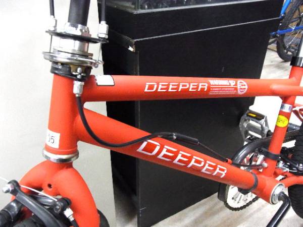 BMX DEEPER ディーパ 20インチ　 DE-05  中古 美品 BMX DEEPER ディーパ DE-05 20インチ 競技用自転車 赤(BMX)｜売買