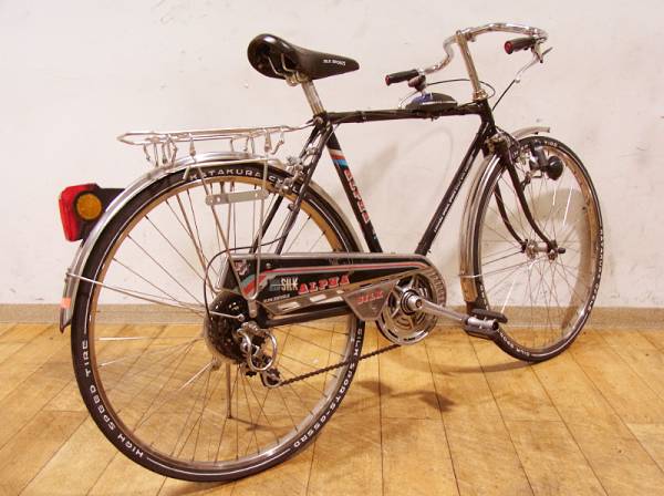 セミドロップ!!片倉シルク alpha silk 昭和自転車 実動車(ロードバイク