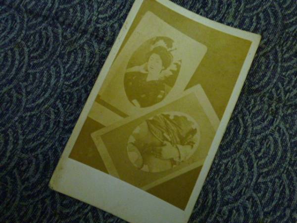 明治ヌード古写真 芸妓芸者美人幕末レトロ女性台紙裸昔春画花魁(印刷物