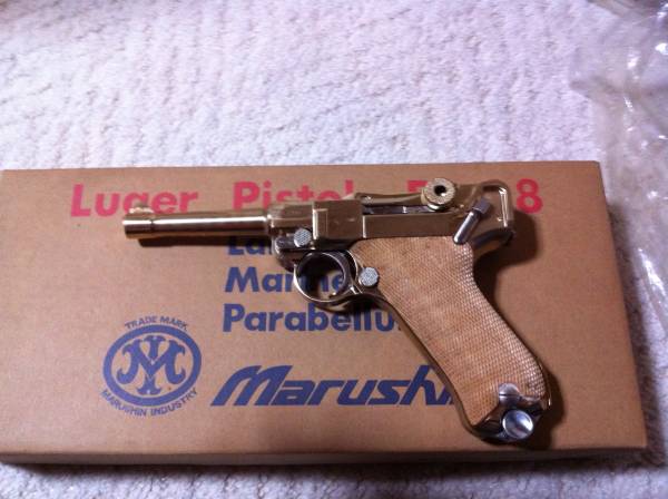 Luger Pistol P-08 4インチ　ゴールド_1