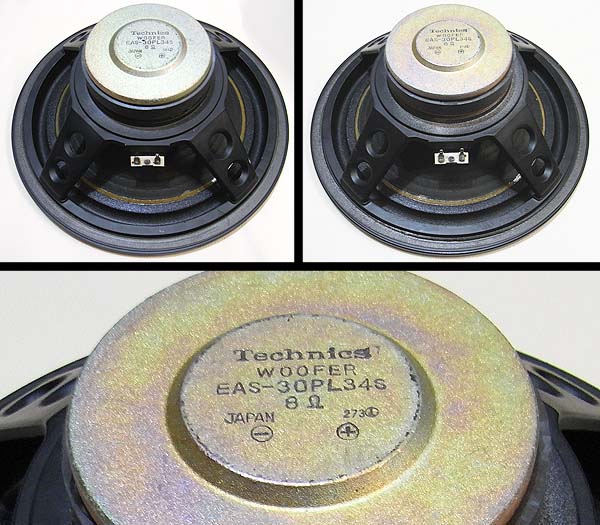 ○Technics SB-6000 30cm ウーファー EAS-30PL34S《ペアー》[FQ