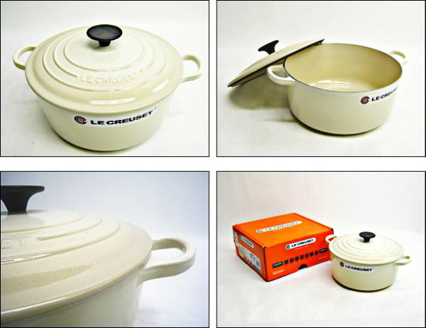 ★ルクルーゼ　人気色　デューン♪　ココットロンド★22cm　_3