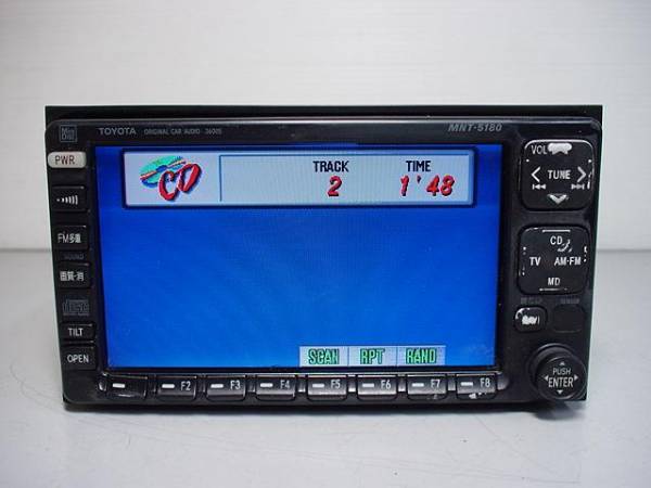ハンドメイドとも トヨタ純正ナビ MNT-5180 08545-00331 CD/MD(トヨタ、ダイハツ)｜売買