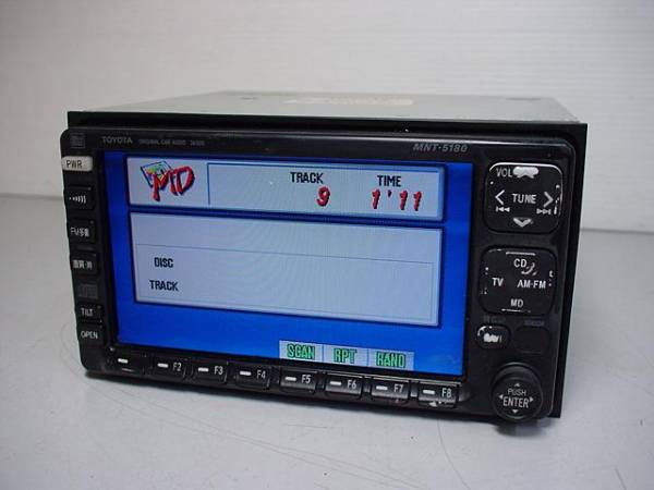 トヨタ純正ナビ MNT-5180 08545-00331 CD/MD(トヨタ、ダイハツ)｜売買