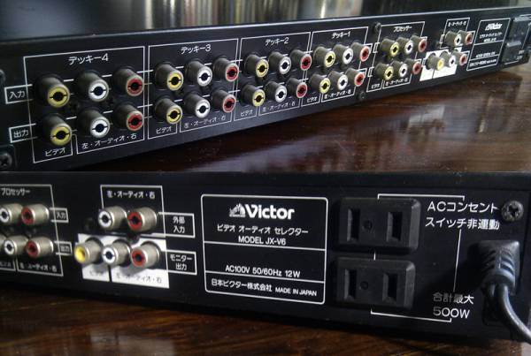 ★Victor　JX-V6  AVセレクター Victor JX-V6 AVセレクター (入出力4系統)(映像機器)｜売買された
