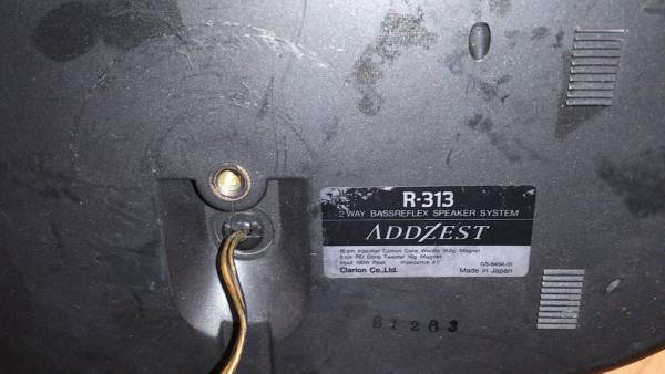 ADDZEST(アゼスト) R-313 2WAY置き型スピーカー 中古(据置、ボックス