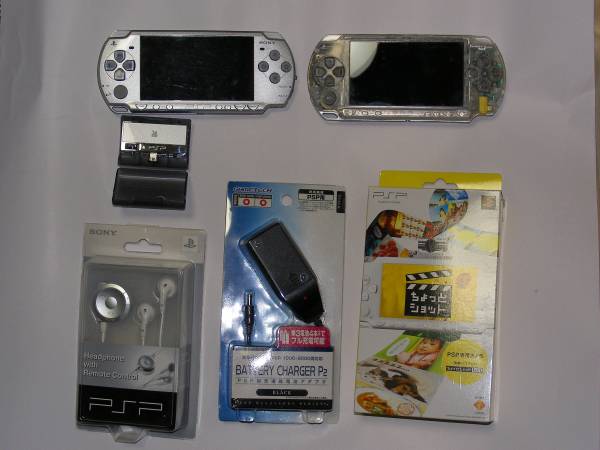 PSP-1000 PSP-2000 ジャンク＋ワンセグ、カメラなど　セット_1