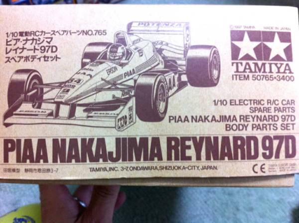 ラジコン タミヤF103用スペアボディセット ピア・ナカジマレイナード97D