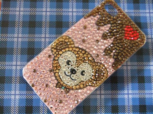 iPhone4 4Sケース☆ダッフィー風☆デコ☆スウィート☆カバー_1