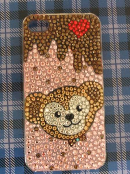 iPhone4 4Sケース☆ダッフィー風☆デコ☆スウィート☆カバー_3