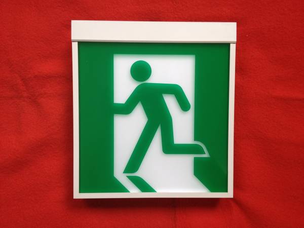 □◆旧松下製 高輝度 Ｂ級 片面 避難口 誘導灯 （美品)◆□_1