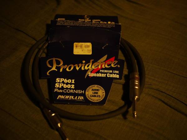 【Providence】 SP601 スピーカーケーブル 1.0m 【未使用】_1