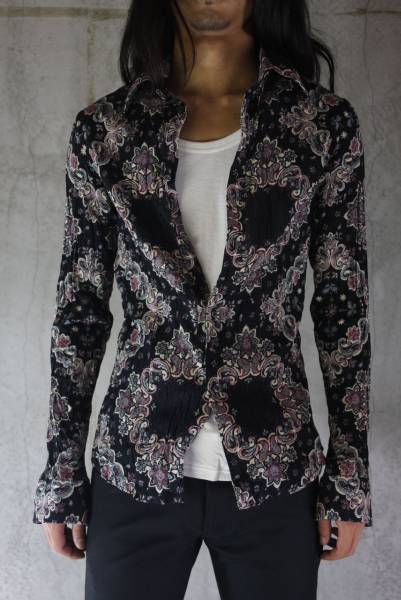 ☆超美品☆THEE OLD CIRCUS 花柄シャツ size1 チバユウスケ☆(男性用