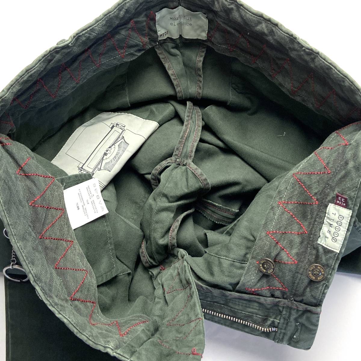 秋冬 未使用品 PT01/Pt Torino Worn Out Elegance スーパースリム型