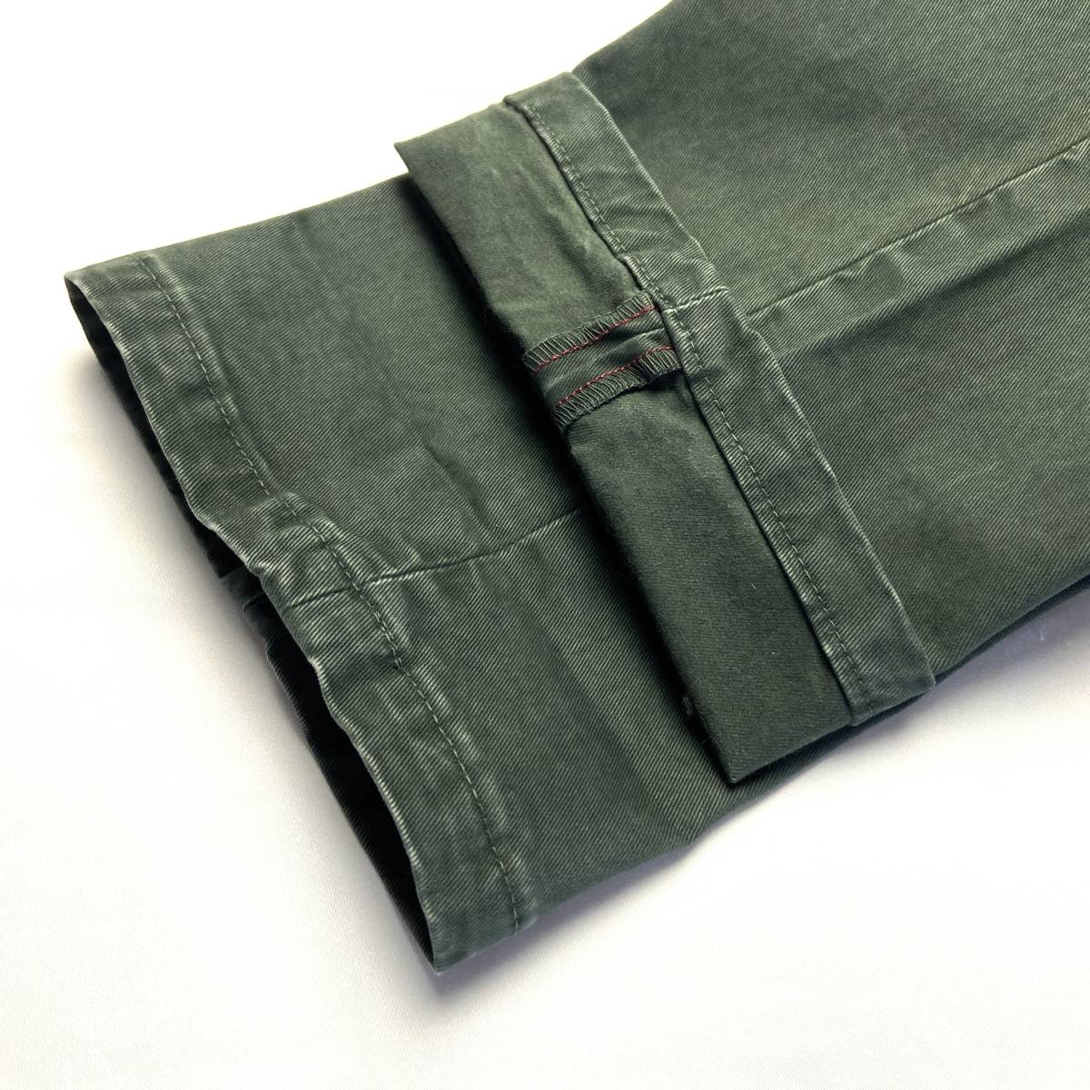 PT01 グリーン スラックス サイズ48 秋冬 未使用品 PT01/Pt Torino Worn Out Elegance スーパースリム型