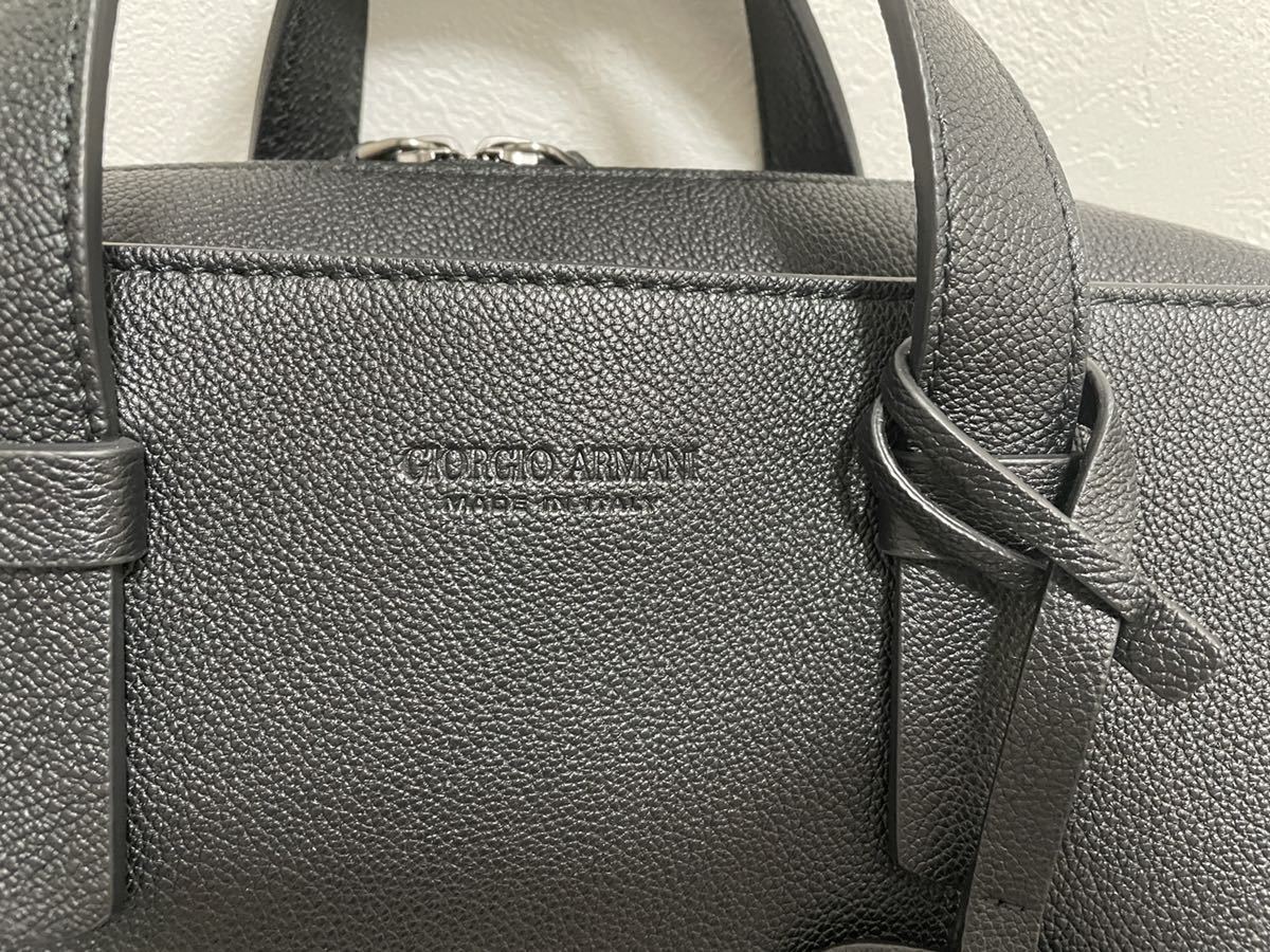 40万 新品未使用品 GIORGIO ARMANI バッグ ビジネスバッグ ブリーフ