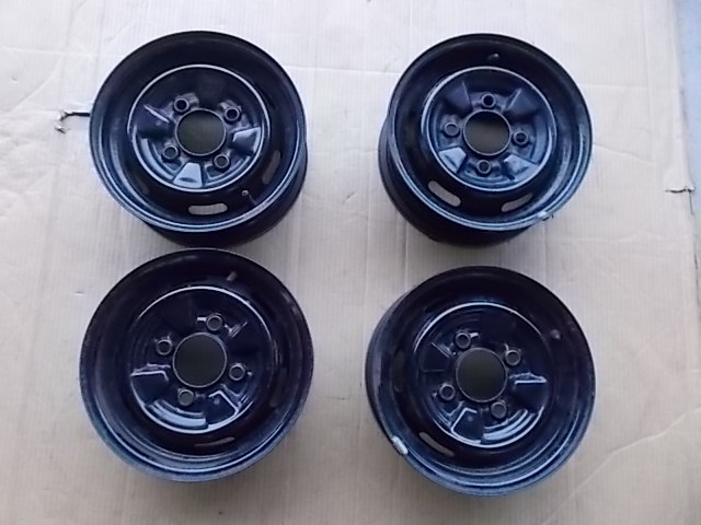 ☆　スズキ　純正スチールホイール４本セット　１２インチ　４.００Ｊ　４穴　ＰＣＤ１１４.３　ハブ径約７０mm　中古 　☆