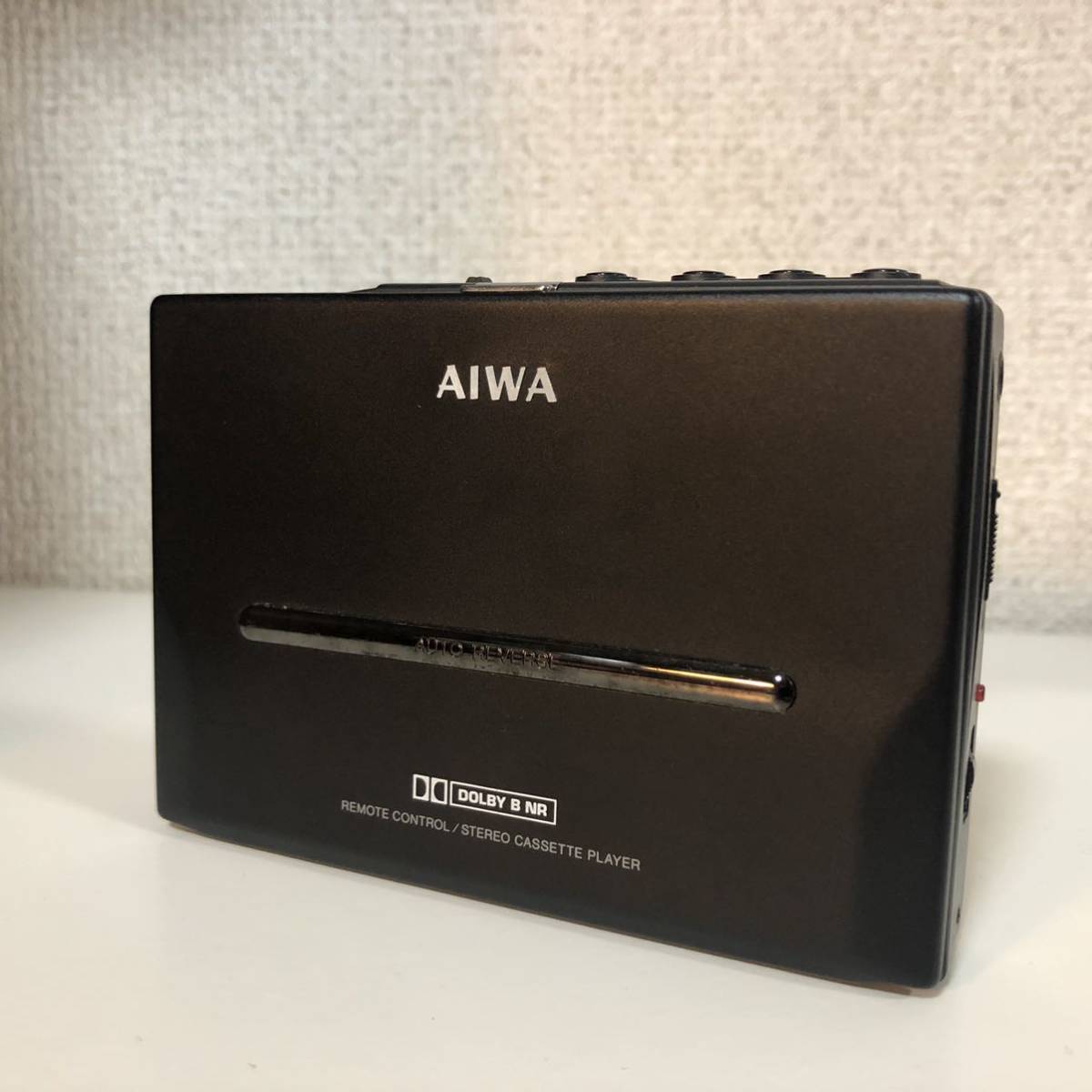 【ジャンク・リモコン付】AIWA アイワ HS-PL55 カセットプレーヤー HS-PL55 AIWA カセットプレーヤー ジャンク品 アイワ カセット