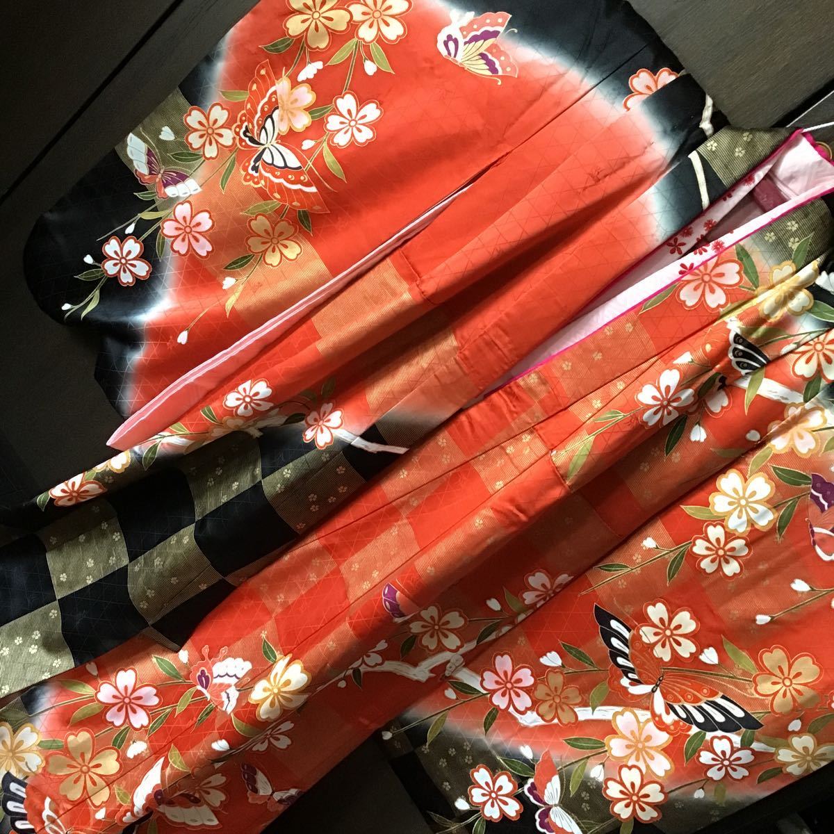 正絹♪長襦袢付♪高級♪華やか可愛い♪絶対気に入る♪七五三♪7歳