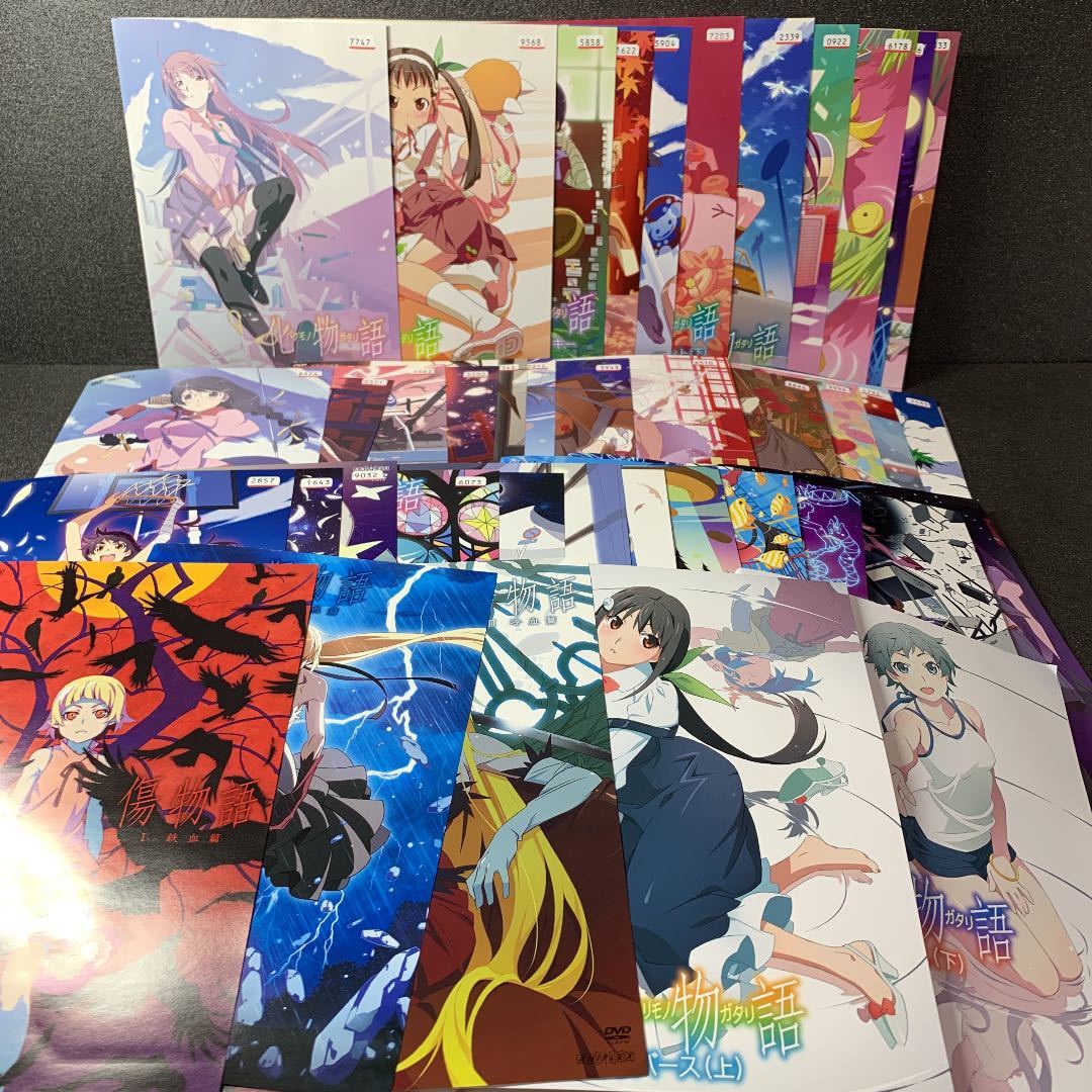 物語シリーズ DVD 黒、猫 化、傷、偽、猫 化物語シリーズ 全42巻セット