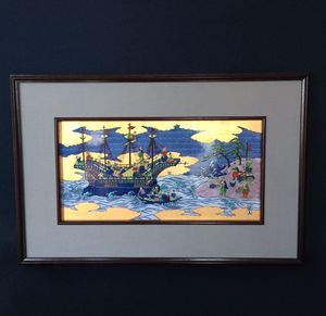 源右衛門窯】おしどり 陶板額 源右衛門窯 - 作家ものの器と生活雑貨 on