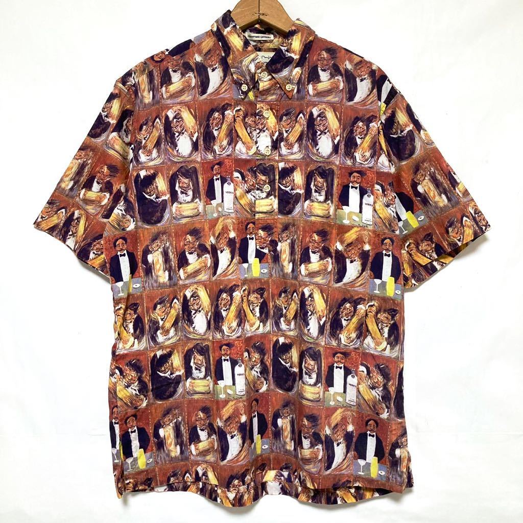 Reyn Spooner×GuyBuffet レインスプーナー プルオーバ からし ー
