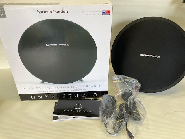 harman/kardon ONYX STUDIO ワイヤレススピーカー ZG-2292【箱付/通電OK！】ハーマンカードン harman/kardon ONYX STUDIO