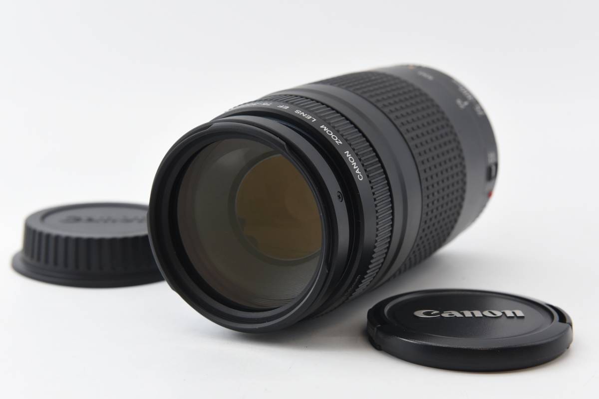 美品 Canon キヤノン EF 75-300mm F4-5.6 II USM フルサイズ ズーム 