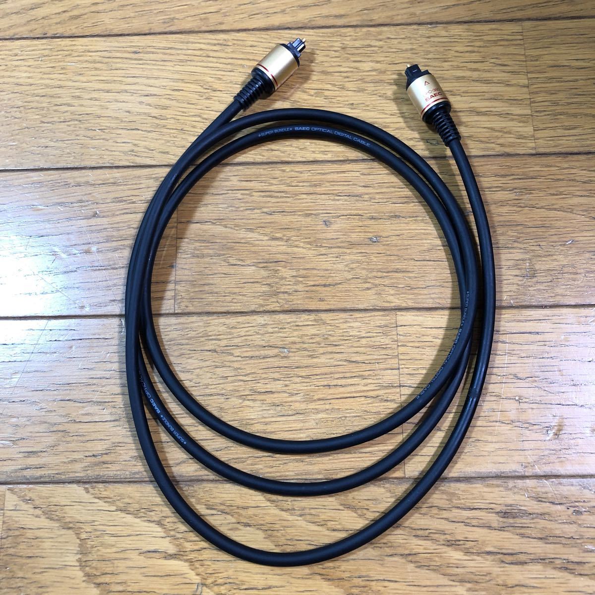 SAEC 美品 1m デジタルケーブル BUNDLE SUPER OPC-380 SAEC OPC-380 デジタルケーブル 1.5m 光ケーブル ケーブル・シールド