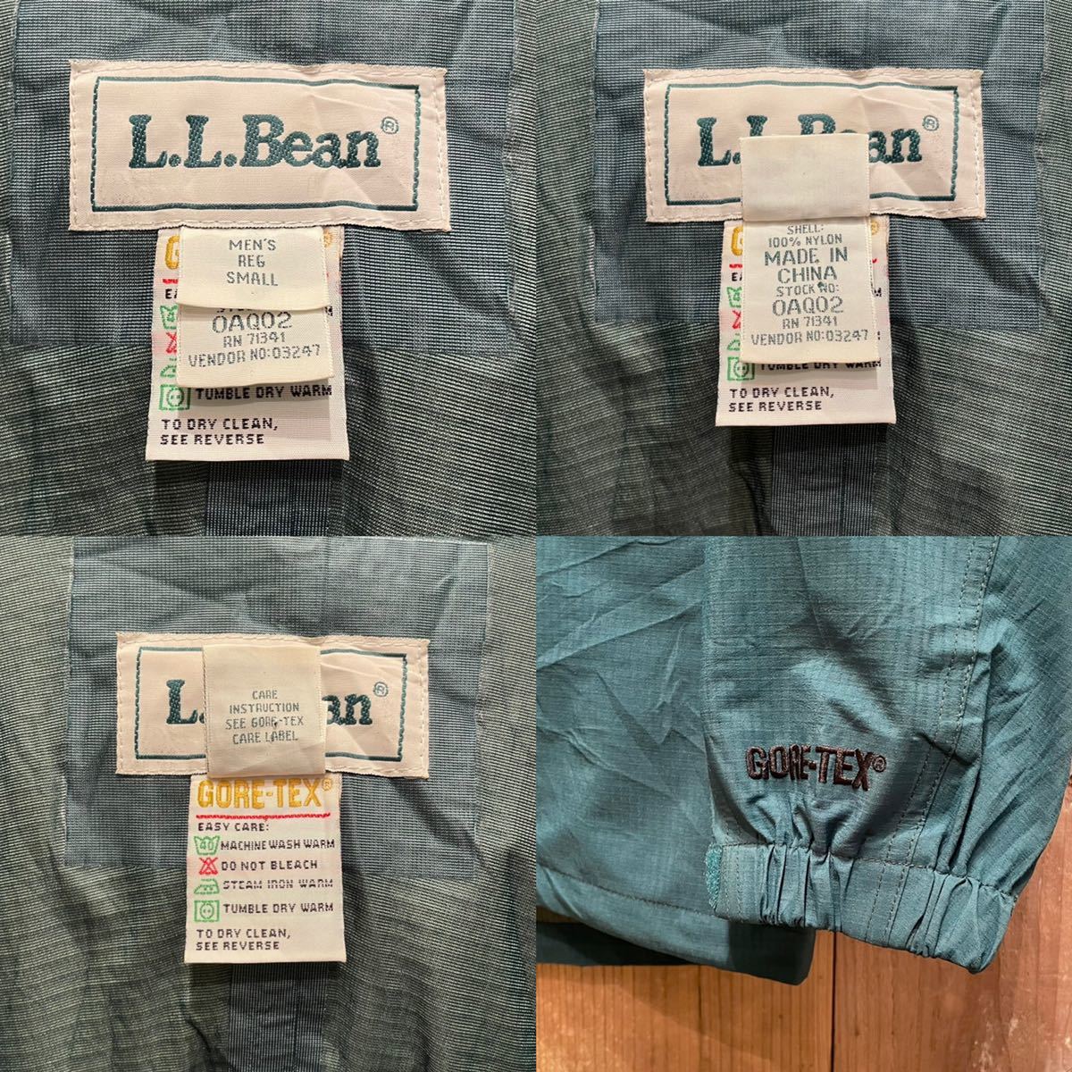 90s ~ L.L.Bean GORE-TEX ビンテージ ナイロン ジャケット アメリカ 90s ~ L.L.Bean GORE-TEX ビンテージ ナイロン ジャケット アメリカ