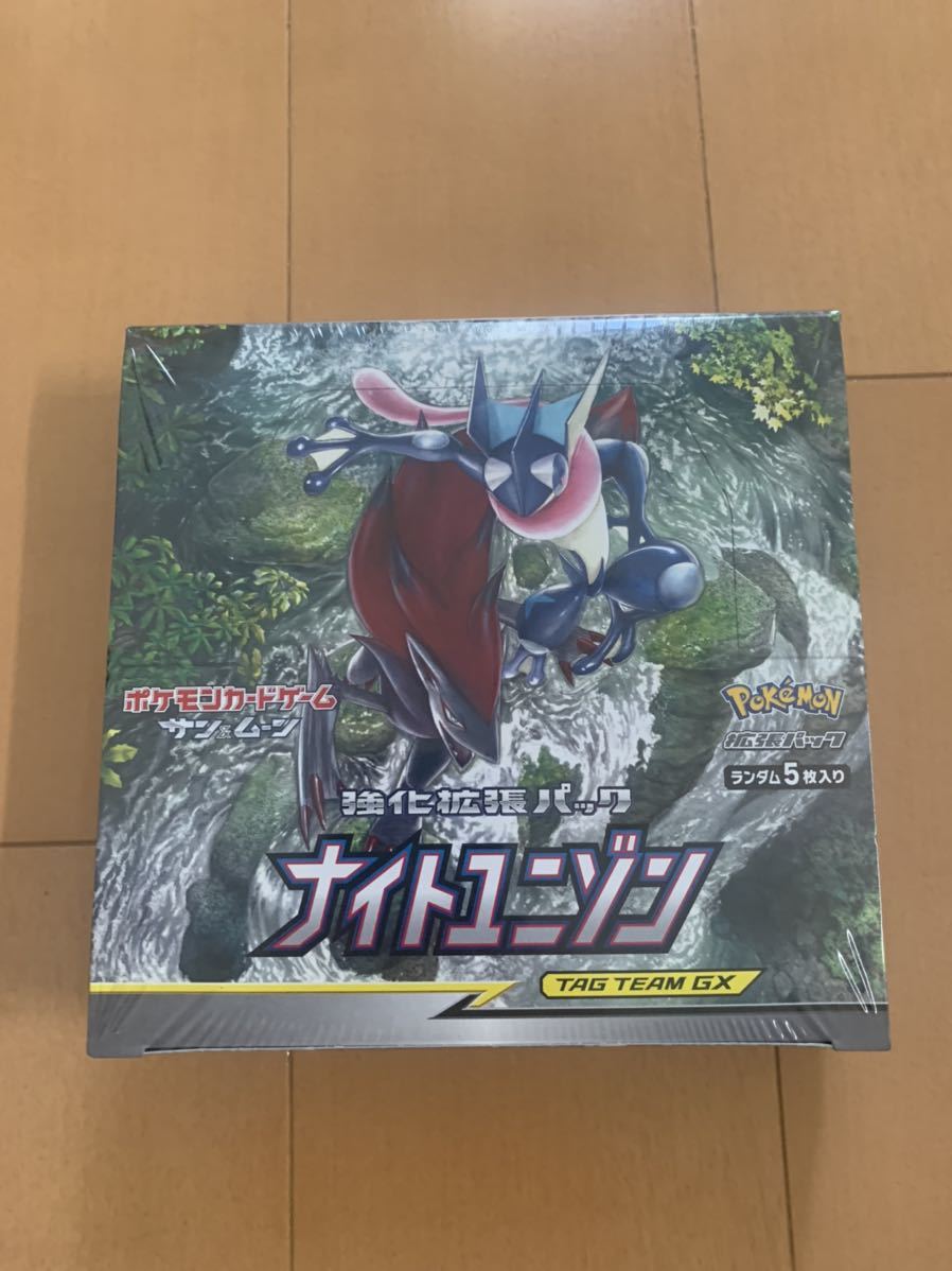 ポケモンカードゲーム ナイトユニゾン 1box 新品未開封 シュリンク付き 