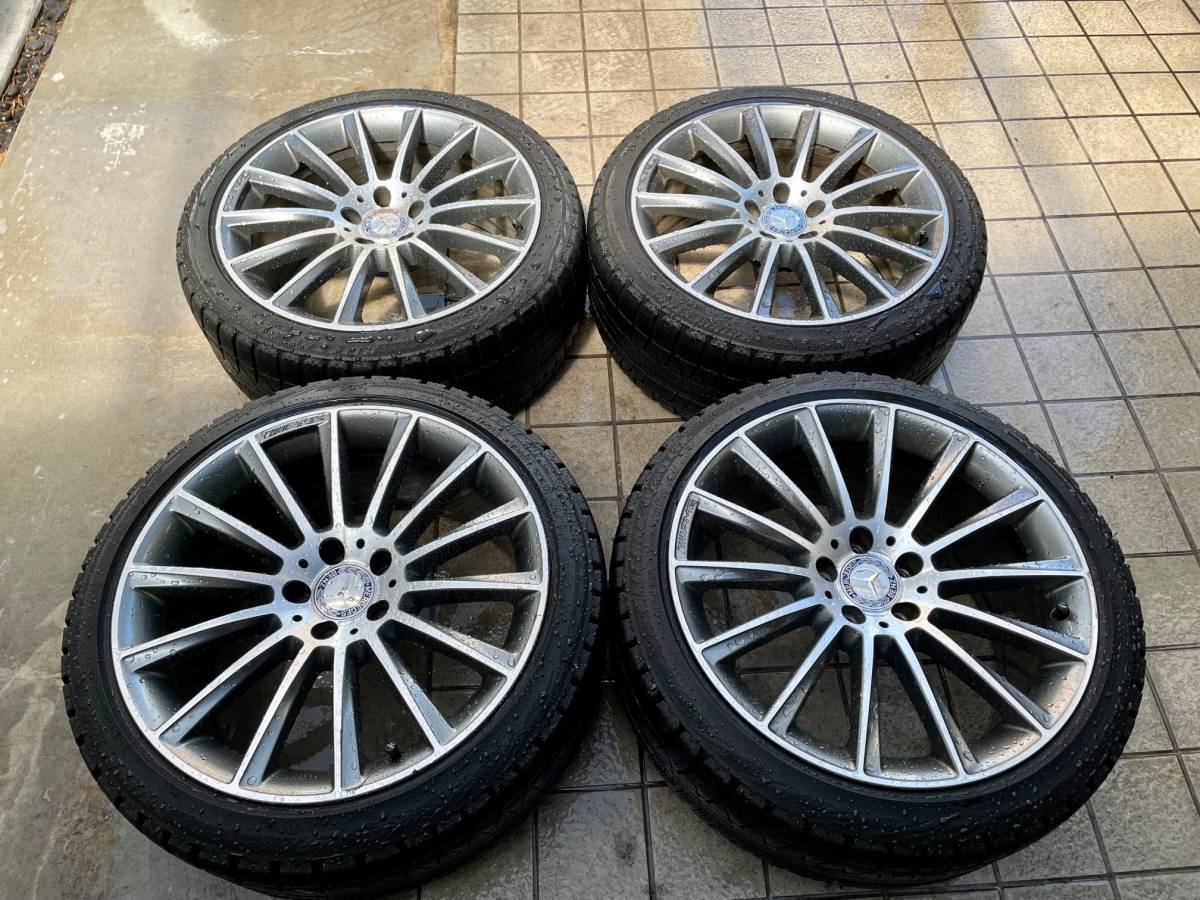 美品】CLS AMG純正 19インチ W218後期 スタッドレス ブリザック REVO 