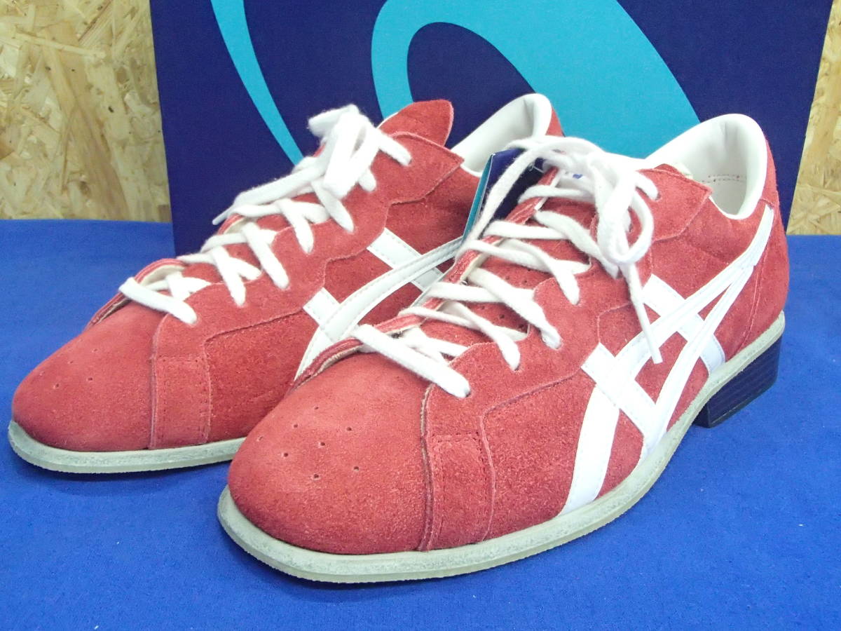 □□未使用品 asics アシックス ウエイトリフティング 727 レッド