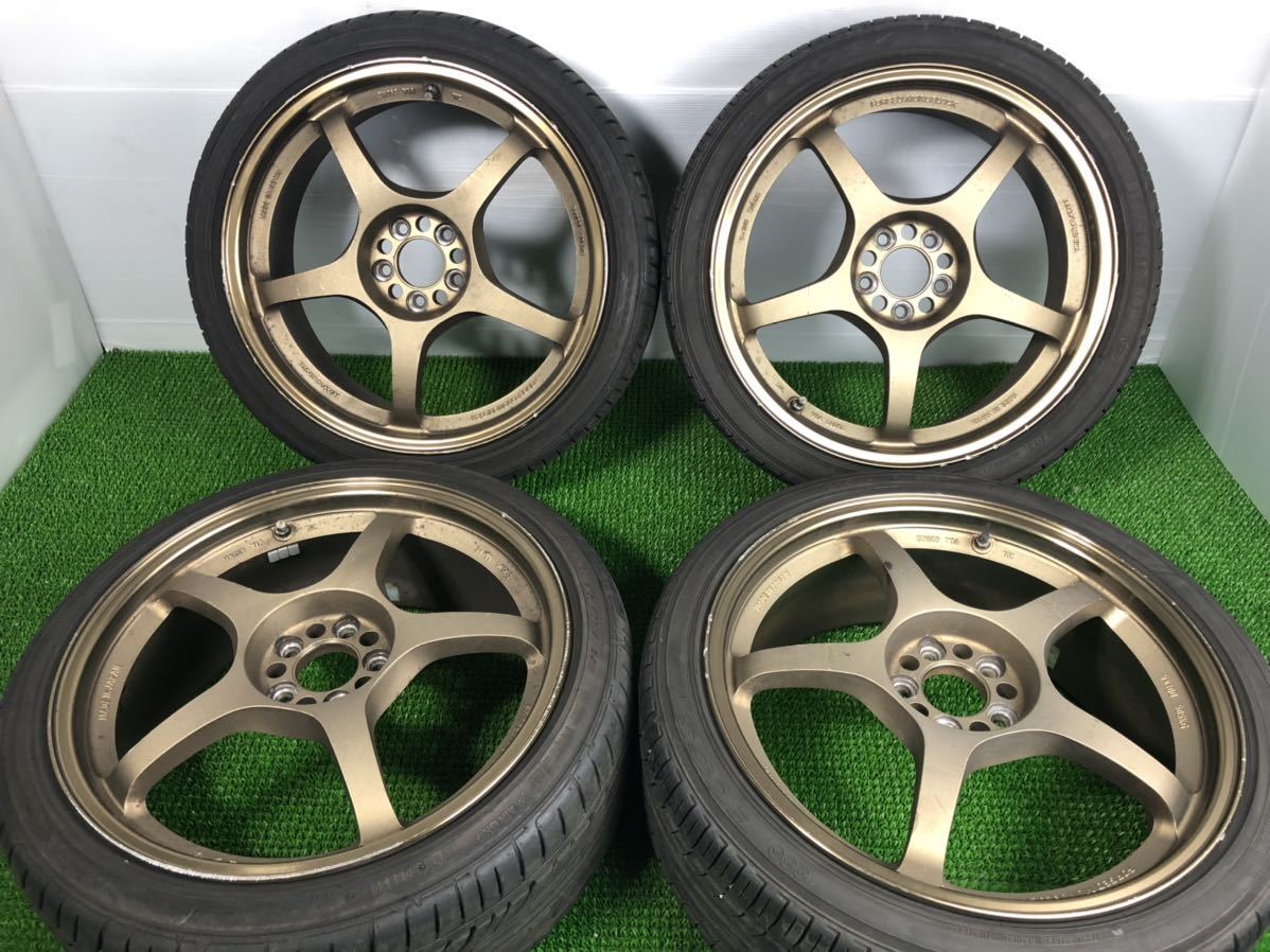 【セール，新作】 鍛造 RAYS FORGED MONOBLOCK 18インチ7.5J+48 5H-100 215/40R18 85W GOODYEAR 2本 ヨコハマ2本 価額(ラジアルタイヤ)｜売買されたオークション情報、yahooの商品情報をアーカイブ公開 - オークファン 5穴