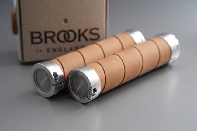 ブルックス　レザーグリップ 　BROOKS Slender GRIP ダークタン　130ｍｍ 新品