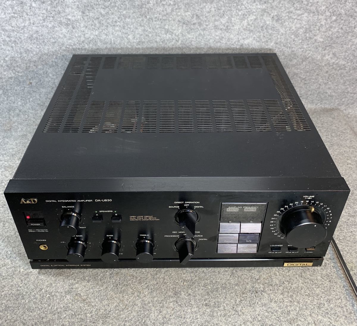 アウトレット新品 A&D ステレオプリメインアンプ DA-U830 インテグレー