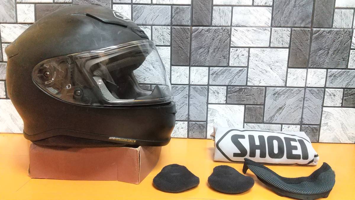 SHOEI ショウエイ Z-7 Z7 ゼットセブン マットブラック フルフェイス ヘルメット Mサイズ 現行モデル!! 売切り!!