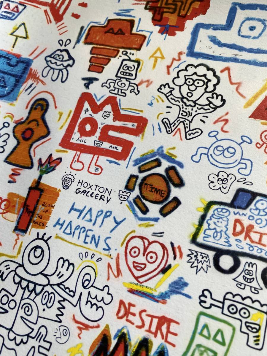 ED1000 Mr Doodle X Shem Rock リトグラフ