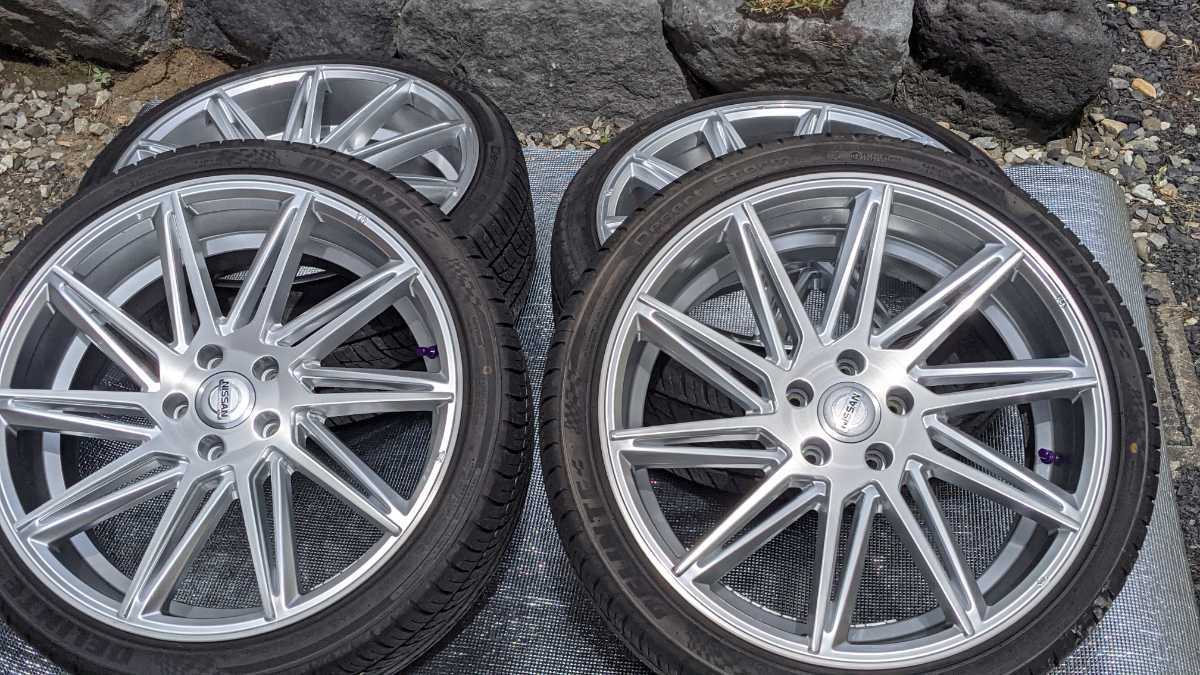 ハイペリオンCVR 20インチ バリ溝 美品 245/35r20 8.5j +45