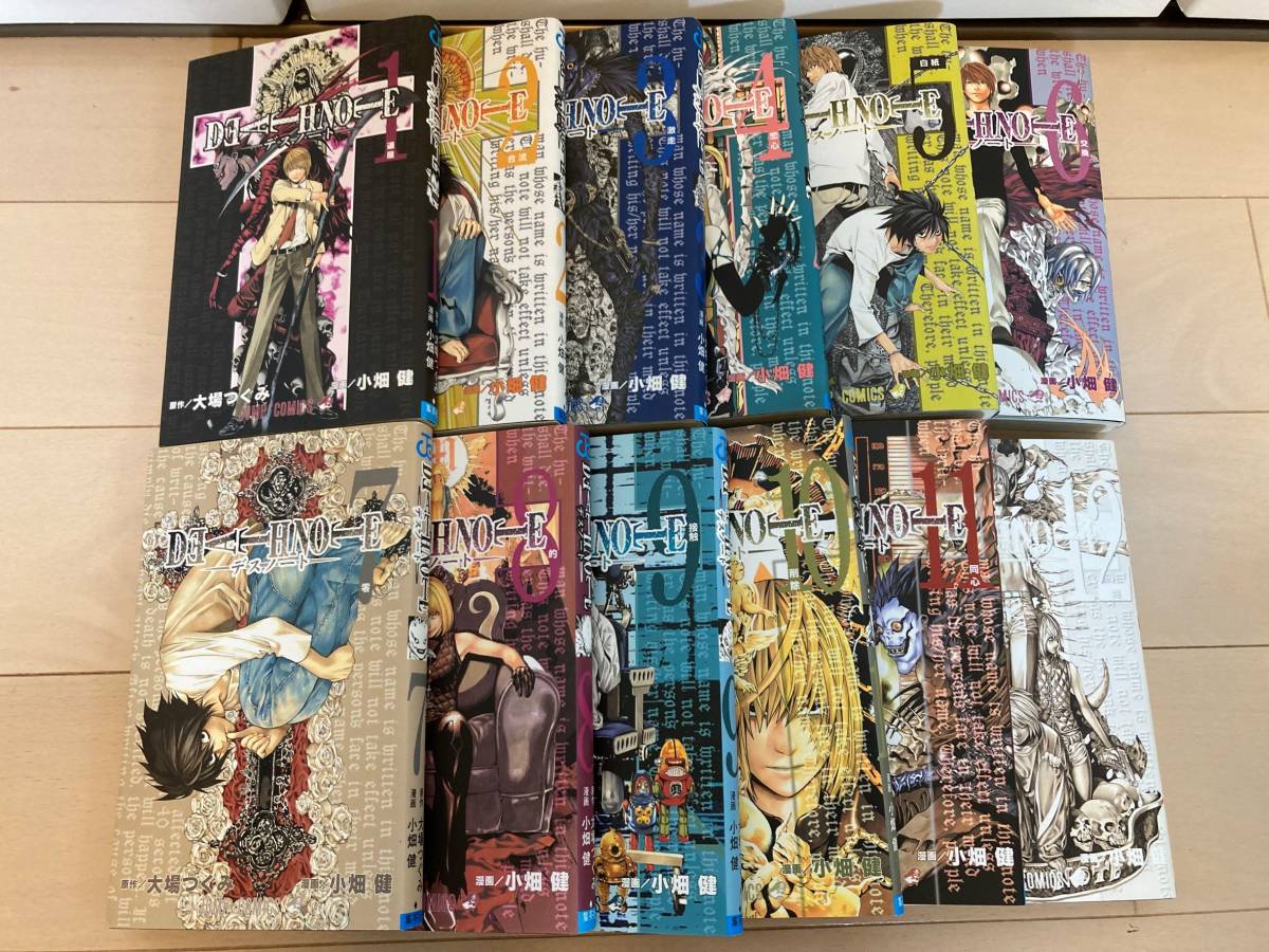 Death Note デスノート 小畑健 大場つぐみ 全12巻 漫画全巻セット 全巻セット 売買されたオークション情報 Yahooの商品情報をアーカイブ公開 オークファン Aucfan Com