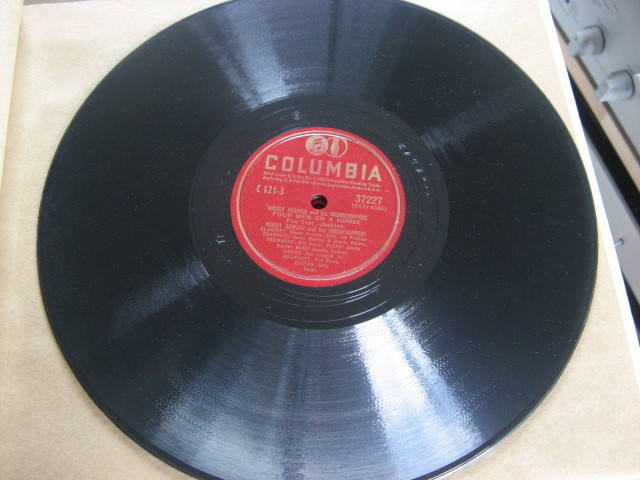 WOODY HERMAN AND HIS WOODCHOPPERS C121 COLUMBIA 【公式通販】